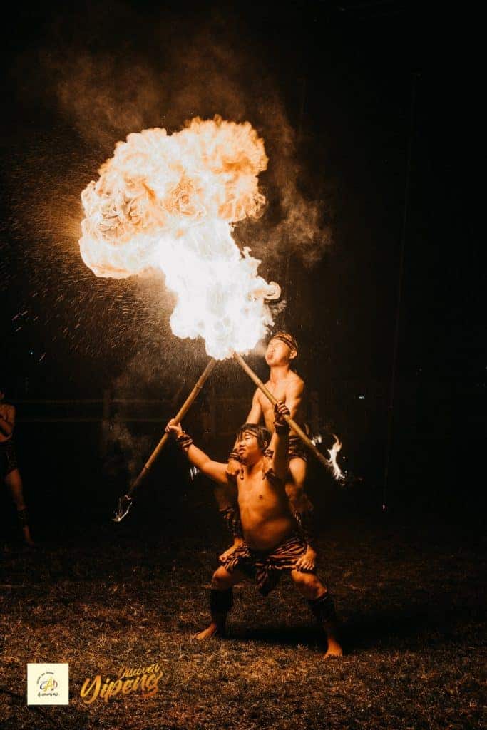 清迈依蓬灯笼节泰国传统火舞