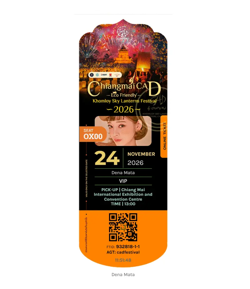 cad yi peng khomloy sky lantern festival 2026 date 24 25 november 2026 ticket 2