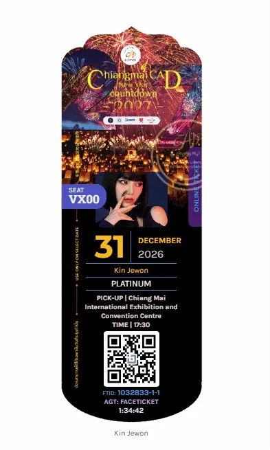 chiang mai cad countdown to 2027 31 december 2026 ticket sample